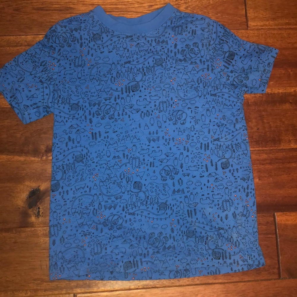 Hanna Anderson camp print shirt